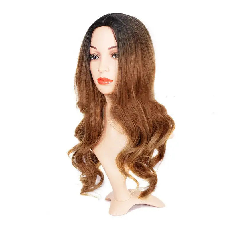 Wig foreign trade wig female gradient chemical fiber wig wig - Lootquake