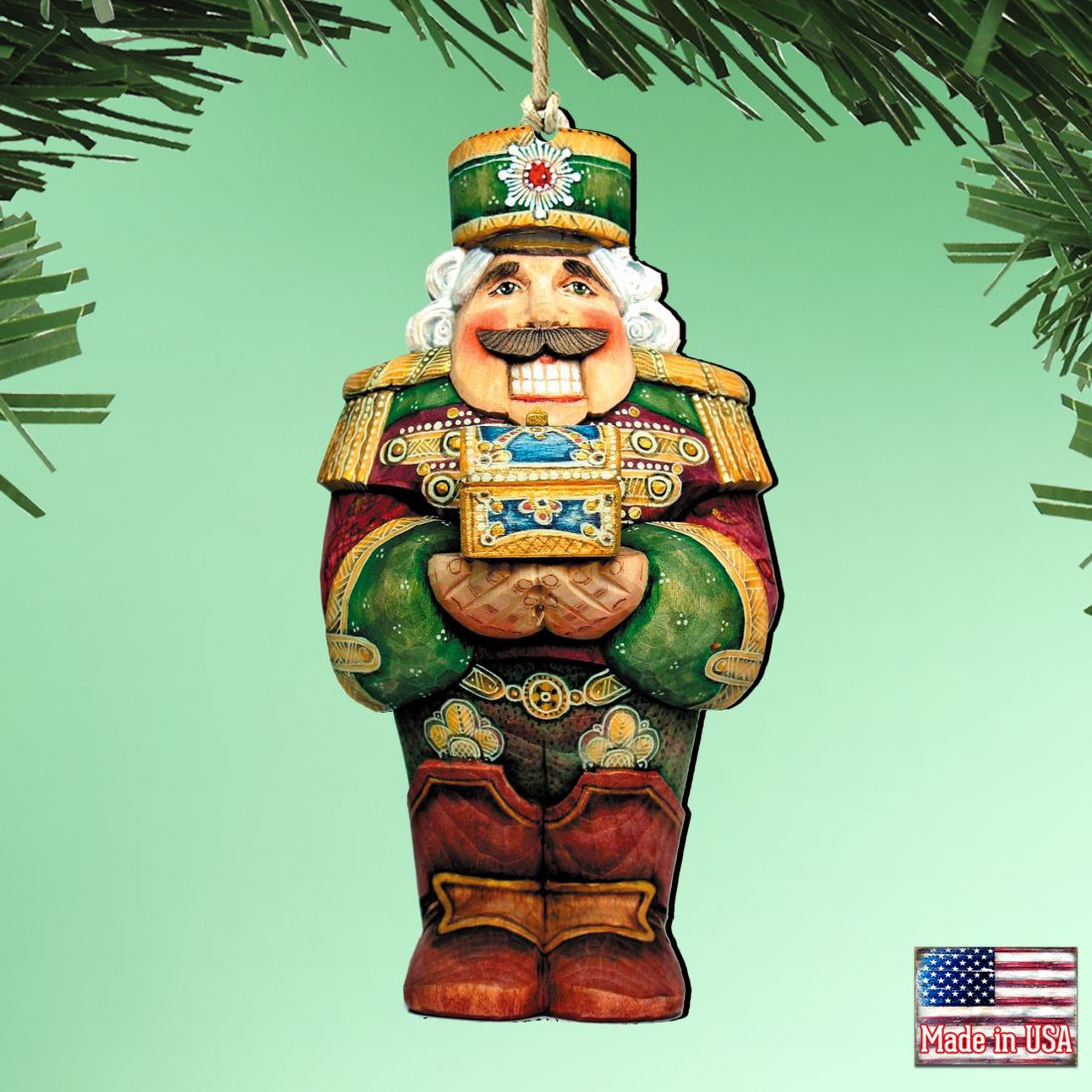 Nutcracker Wooden Ornaments Christmas by G. DeBrekht - Christmas Decor - 8153313