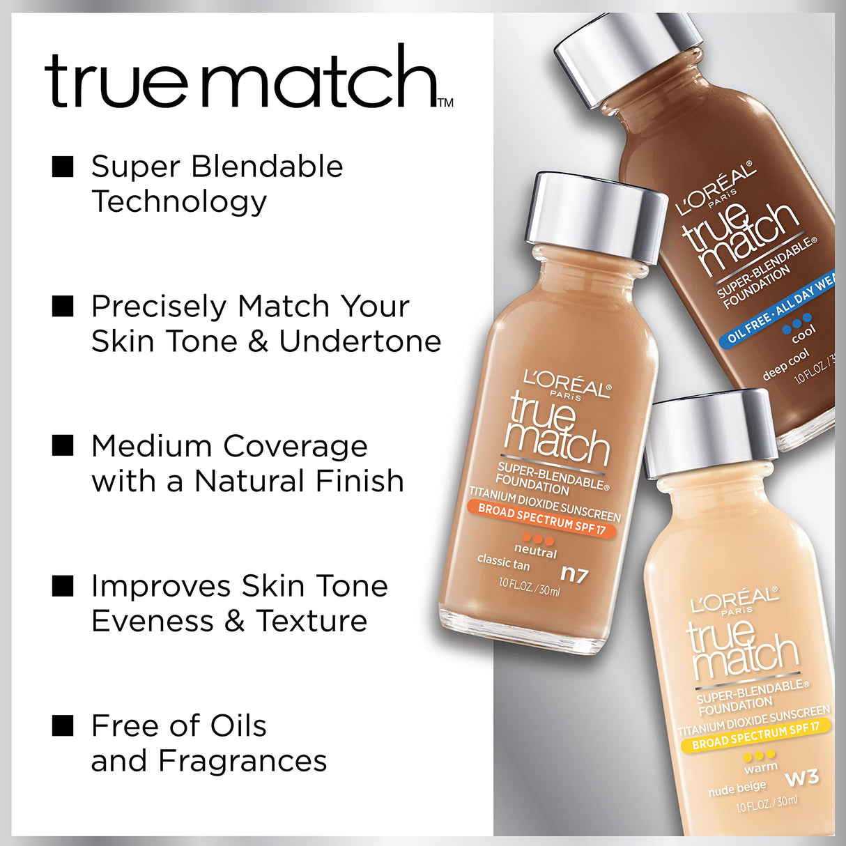 L'OREAL True Match Super-Blendable Foundation SPF 17
