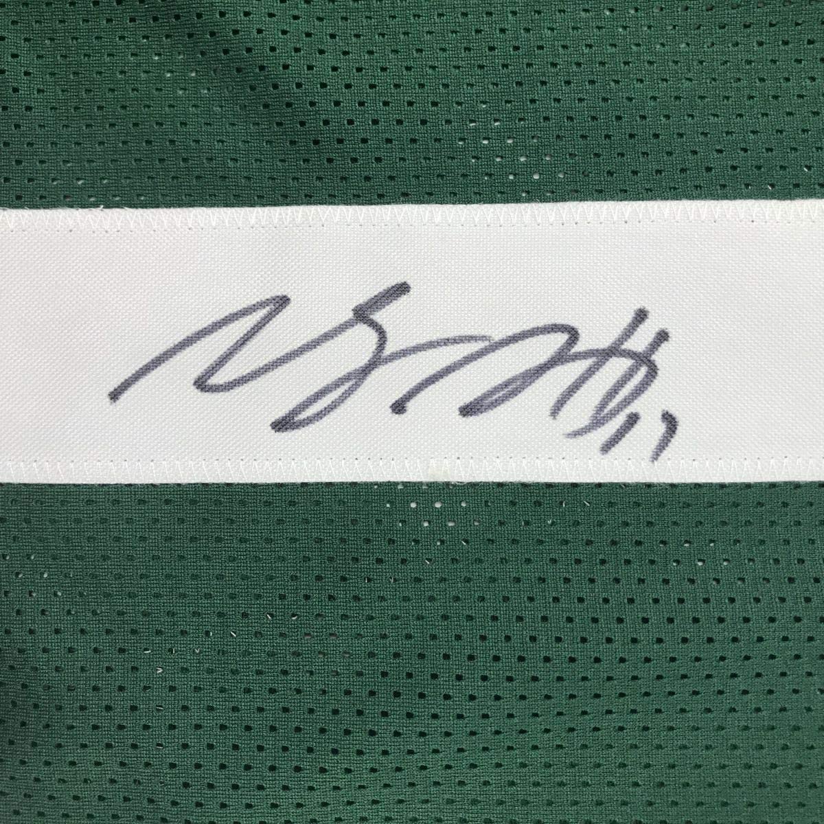 Camiseta de fútbol americano verde de Green Bay autografiada/firmada por Davante Adams (JSA COA)