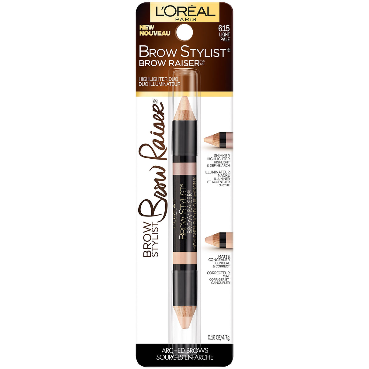 L'OREAL Brow Stylist Brow Raiser Highlighter Duo