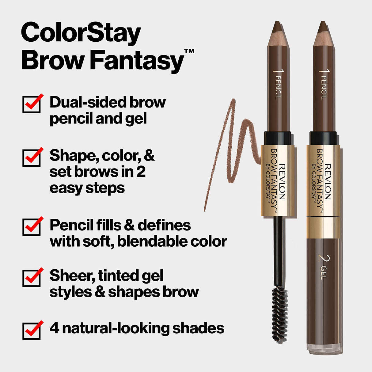 REVLON ColorStay Brow Fantasy Pencil & Gel