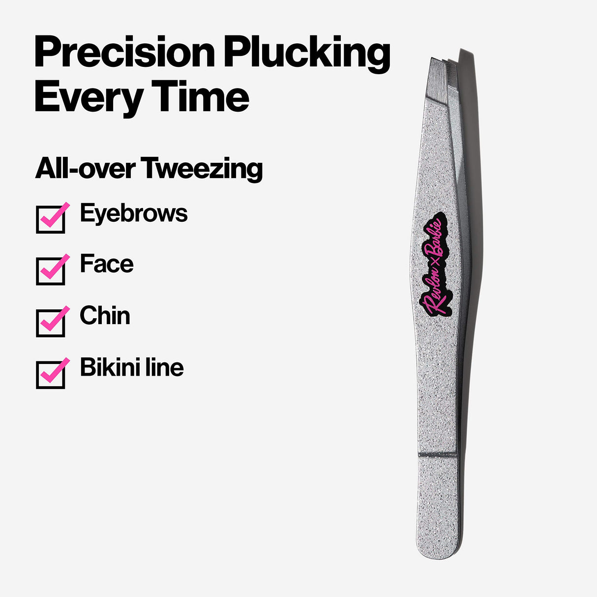 REVLON x Barbie Slant Tip Tweezer