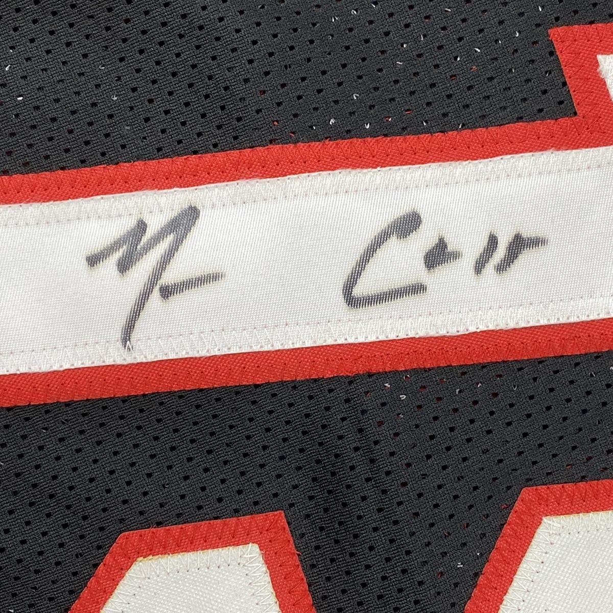 Camiseta de baloncesto negra de Mario Chalmers Miami autografiada/firmada JSA COA