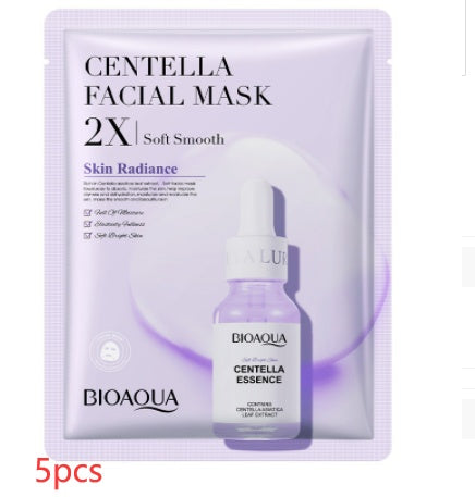 Collagen Face Mask Moisturizing Firming Face Sheet Mask Hyaluronic Acid Facial Masks Beauty Skin Care Gel Skin Care - Lootquake