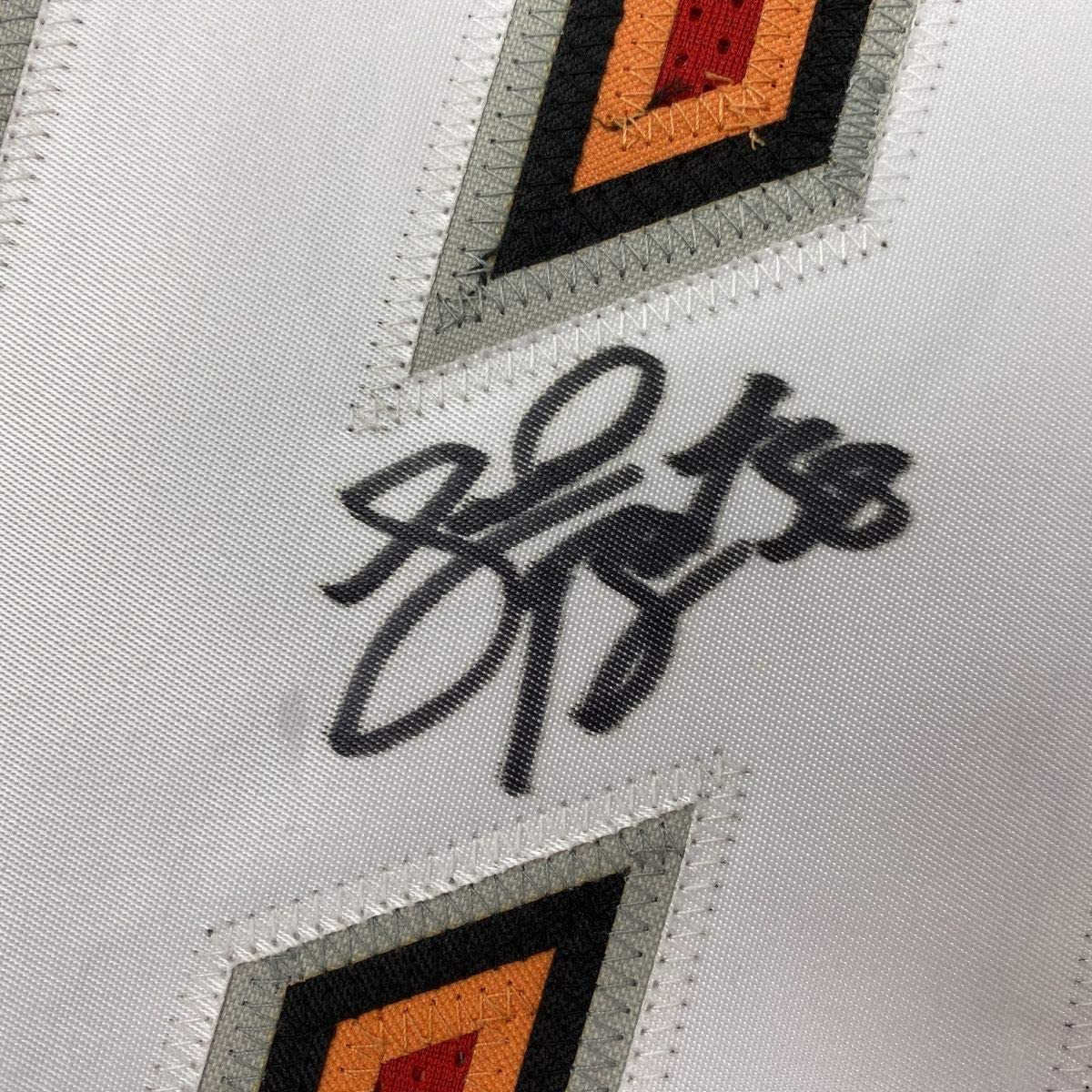 Framed Autographed/Signed Shaquil Barrett 35x39 Tampa Bay Red Football Jersey PSA/DNA COA