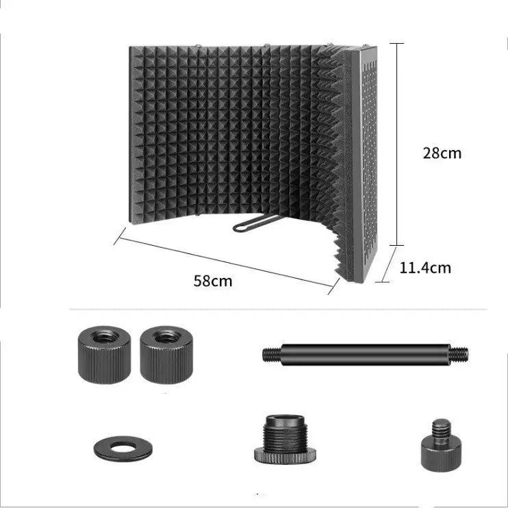 Microphone Recording Studio High-Quality Noise Reduction Screen Blowout Prevention Net - Lootquake