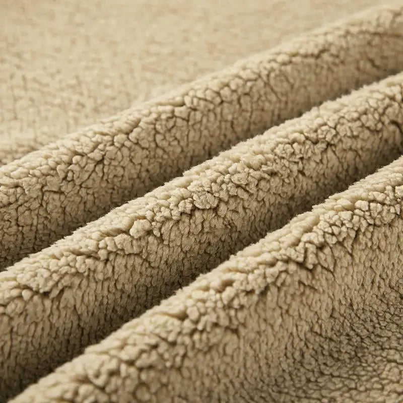 Thick Detachable Hat Lambswool Jacket - Lootquake