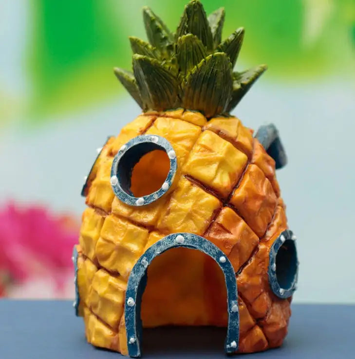 Pineapple House For Aquarium Fish Tank - Lootquake