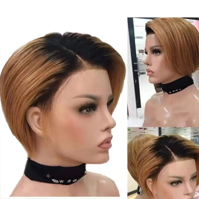 Real wig short hair - Lootquake