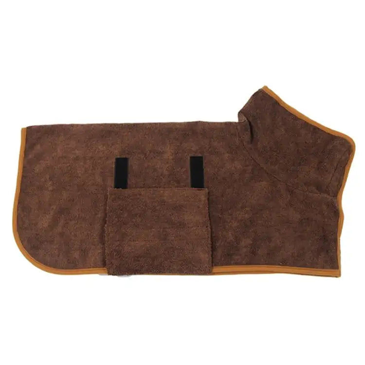 Absorbent Pet Bathrobe With Waist-wrapped Microfiber - Lootquake