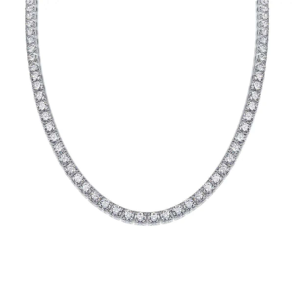 Endless Stream Of Stars 0.5ct Luxury Fashion Mossan Diamond S925 Silver Necklace - Lootquake