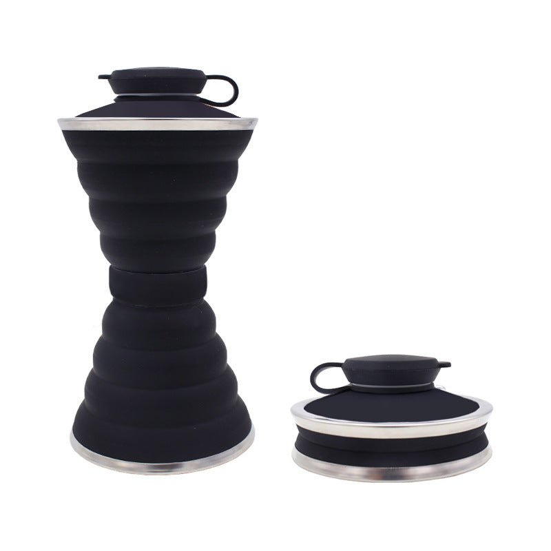 500ML Foldable Silicone Water Bottle: Ultimate Travel Companion!