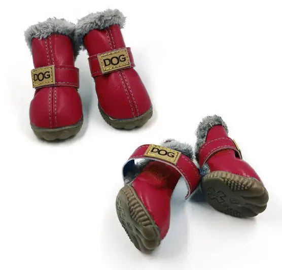 Dog Thick Snow Boots Keep Warm Teddy Autumn And Winter VIP Shoes - Lootquake