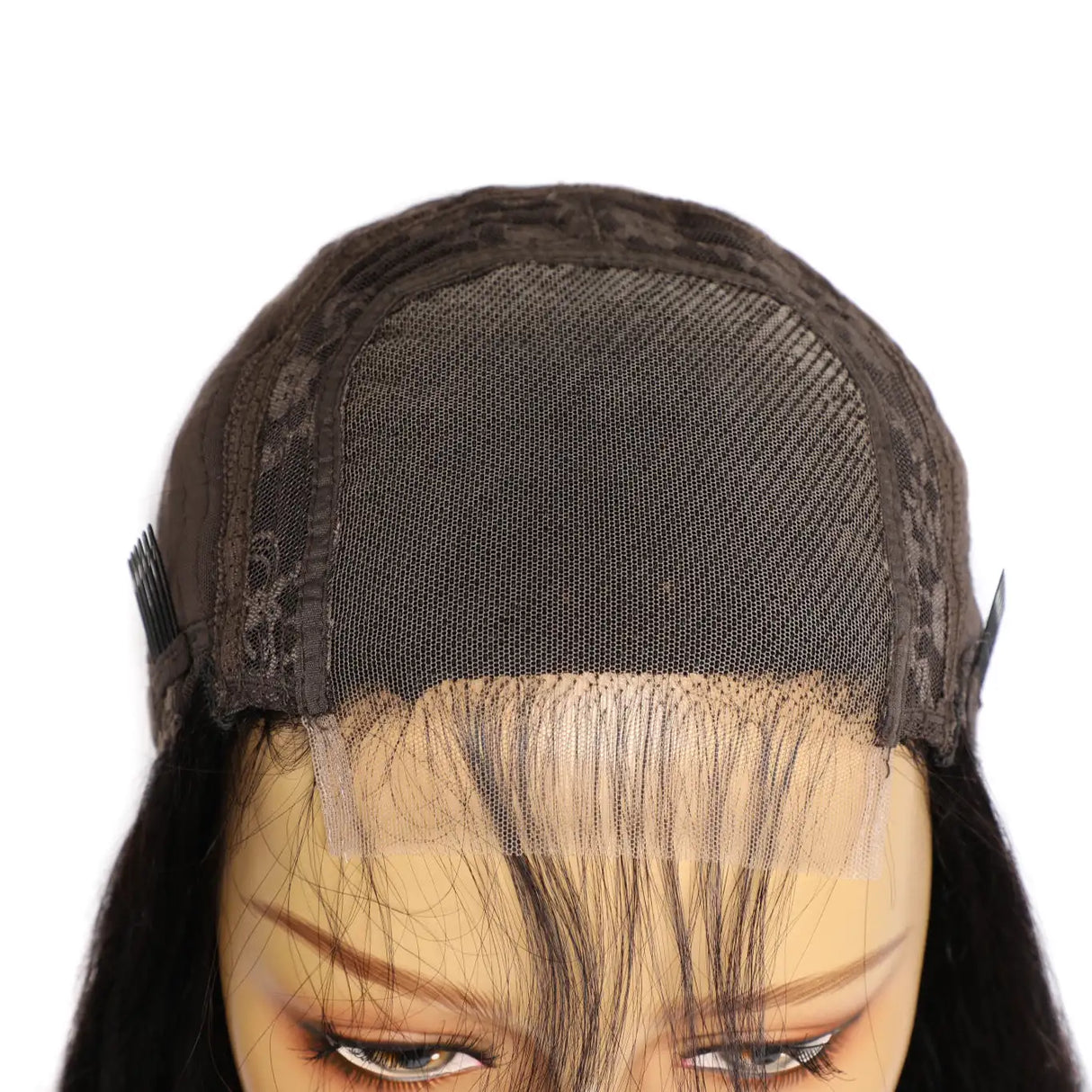 Real Human Hair Wig Lace Hair Set 9a Hair Quality Straight Hair - Lootquake