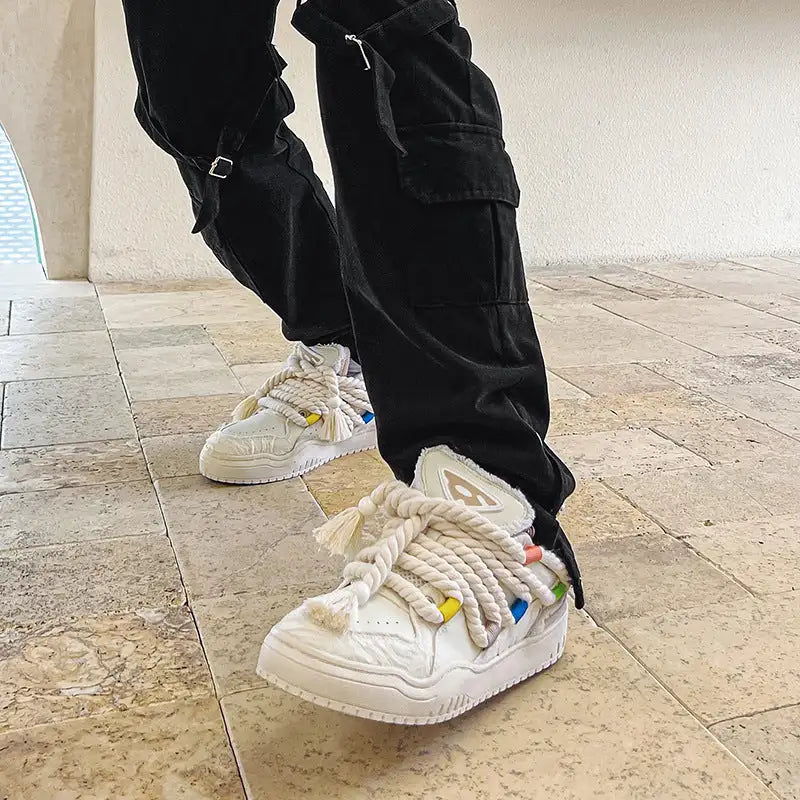 Fashion Hong Kong Style Retro Minority Men's Shoes - Lootquake