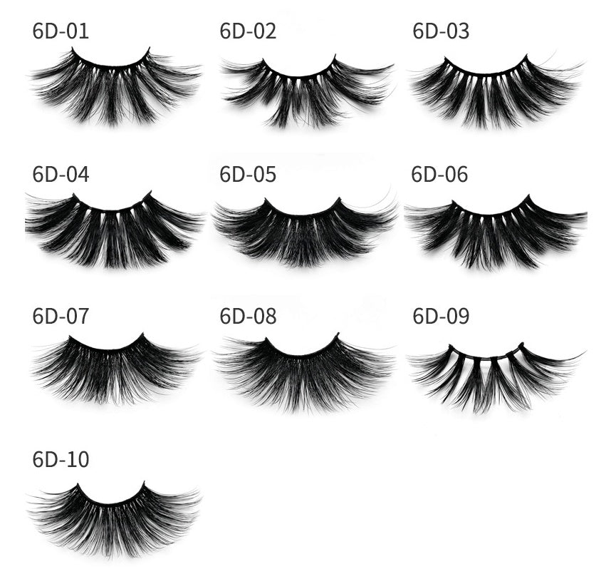 25mm 6D Mink False Eyelashes