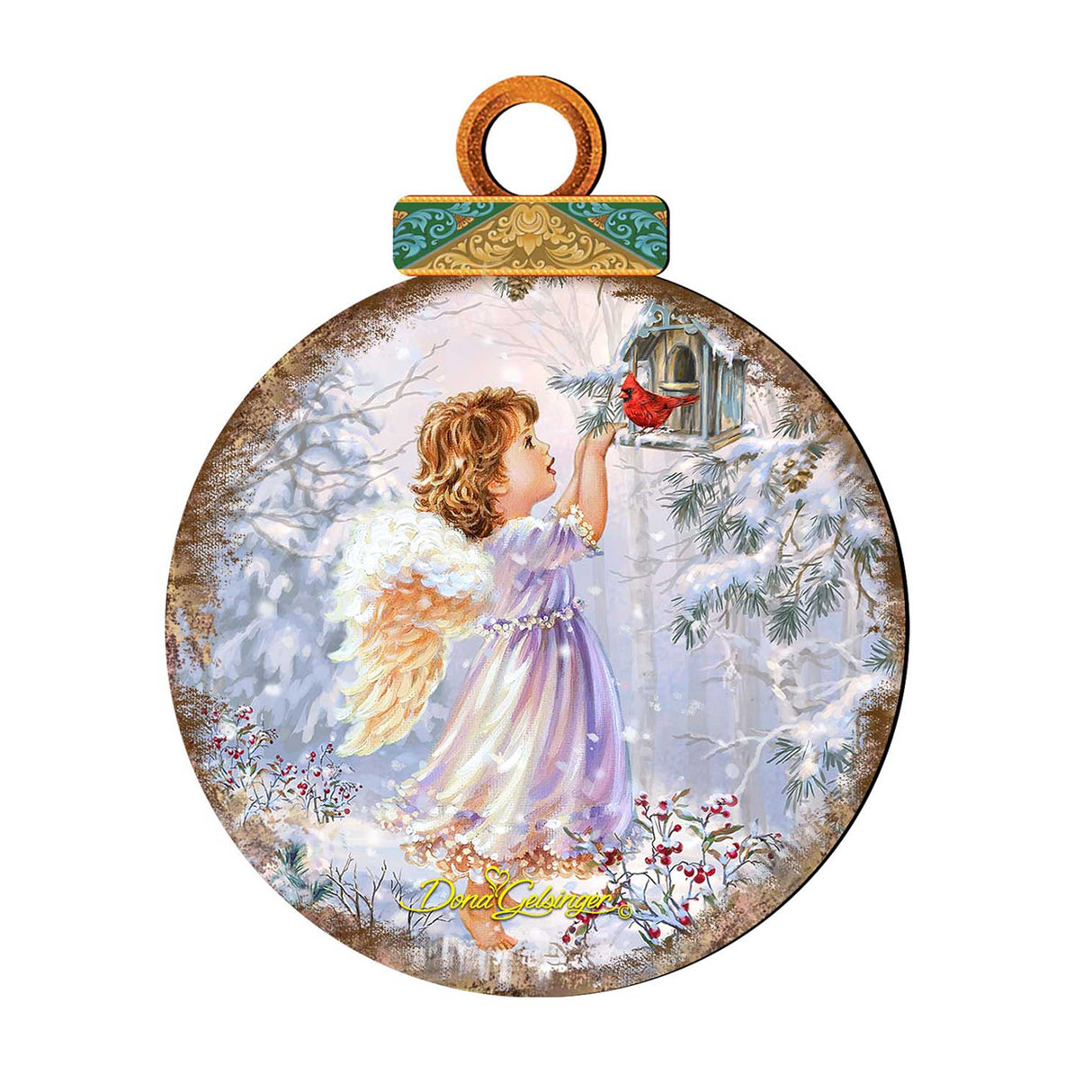 Little Christmas Joy Christmas Door Decor by D. Gelsinger - Christmas Santa Snowman Decor - 8121118H-1622