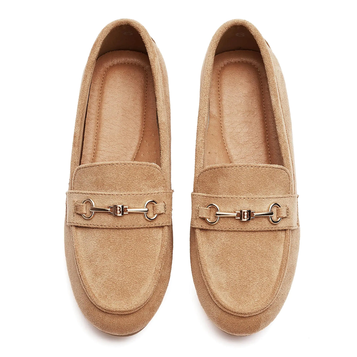 BGSTGUDS Womens Wide Loafers Shoes Cute Dressy Shoes Ladies Comfort Slip Ons Work Shoes Beige Size 10W - Lootquake