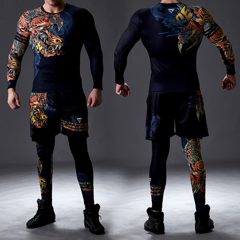 Men's Sweat-absorbent Quick-drying Fitness Suit - Lootquake