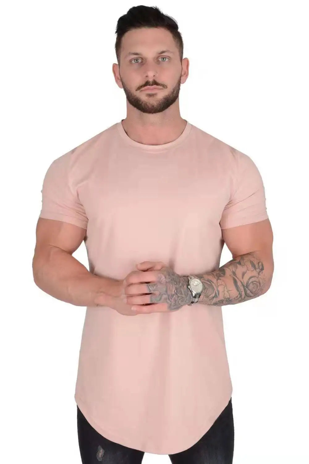 Men's Casual Short-sleeved Sports Fitness T-shirt - Lootquake