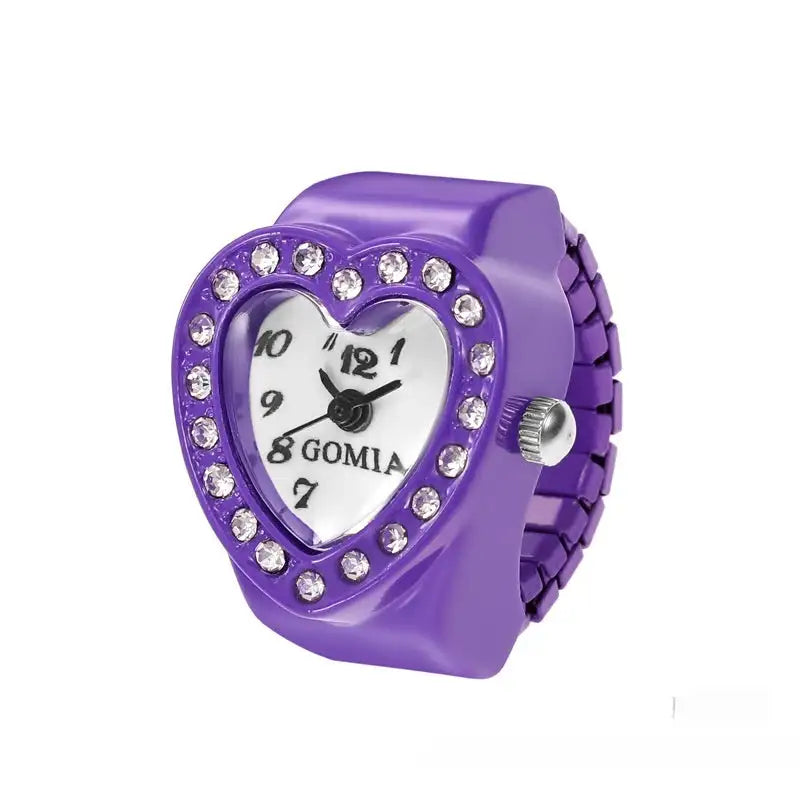 Women's Heart-shaped Ring Watch - Lootquake