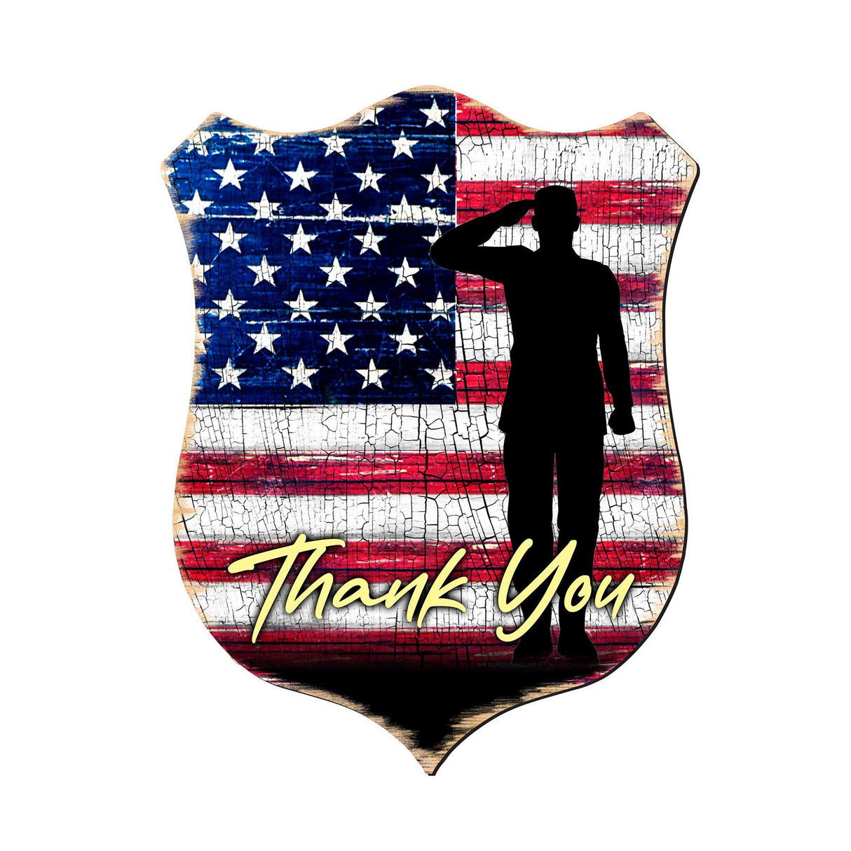 Colgante de pared con el escudo de agradecimiento - International Decor - 8187101H