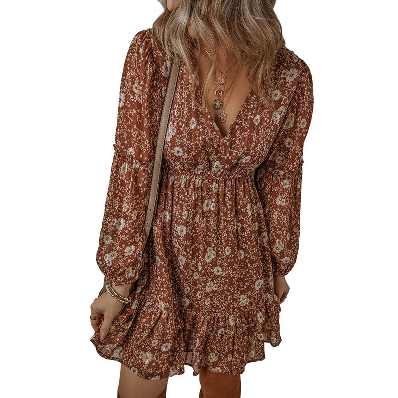 Vestido estilo bohemio europeo y americano para mujer