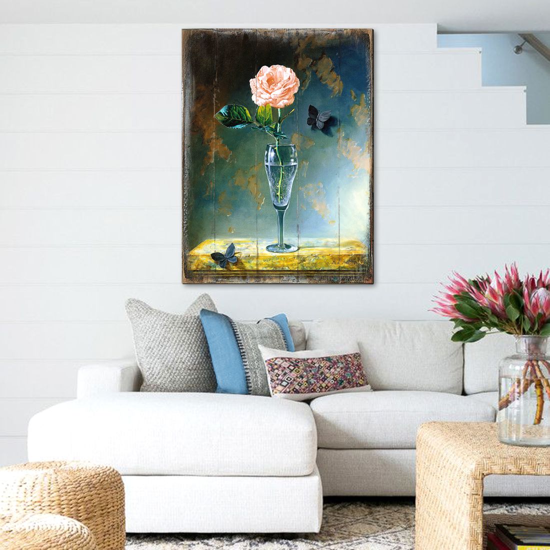 Arte mural de madera Ameya Rose Art de Nature Wonders - Decoración infantil para el hogar - 95350B