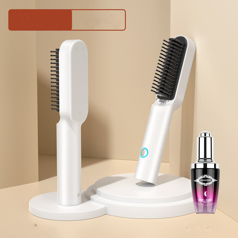 USB Rechargeable 2-In-1 Hair Dryer Brush