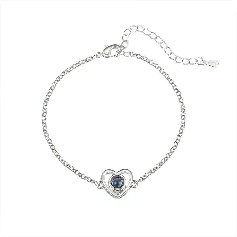 DIY Photo Projection Stone Love Bracelet In Languages - Lootquake