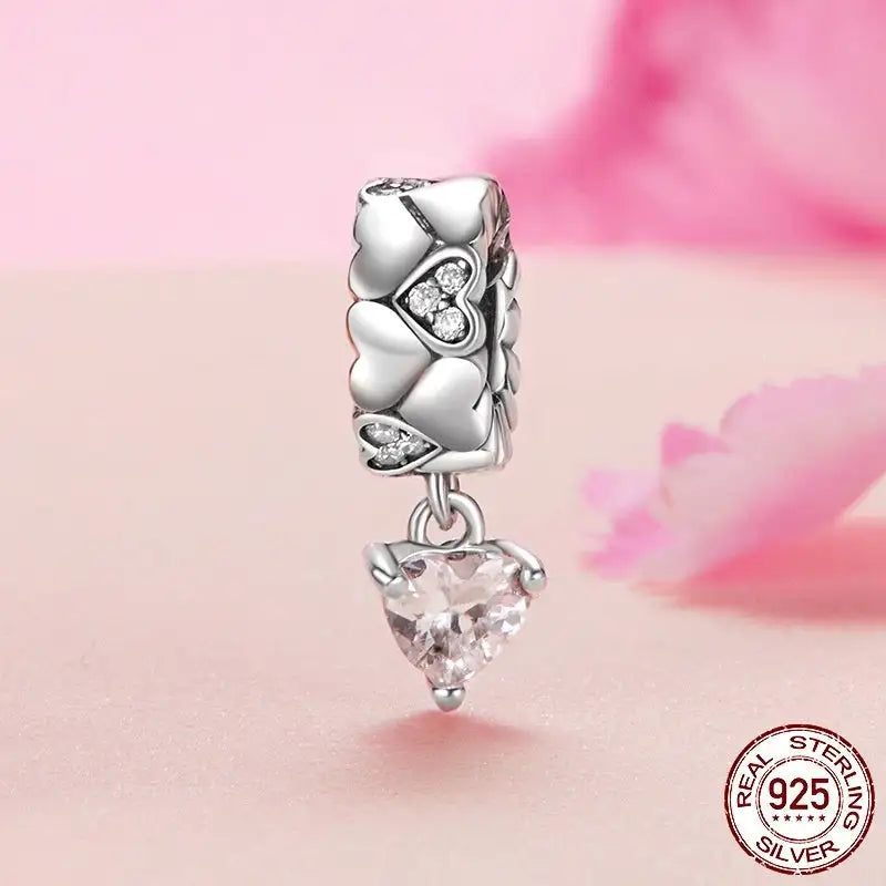 Heart-shaped Multi-part Silicone Spacer Beads Diy Accessories - Lootquake