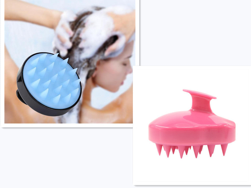 Silicone Scalp Brush for Cleaning and Massage