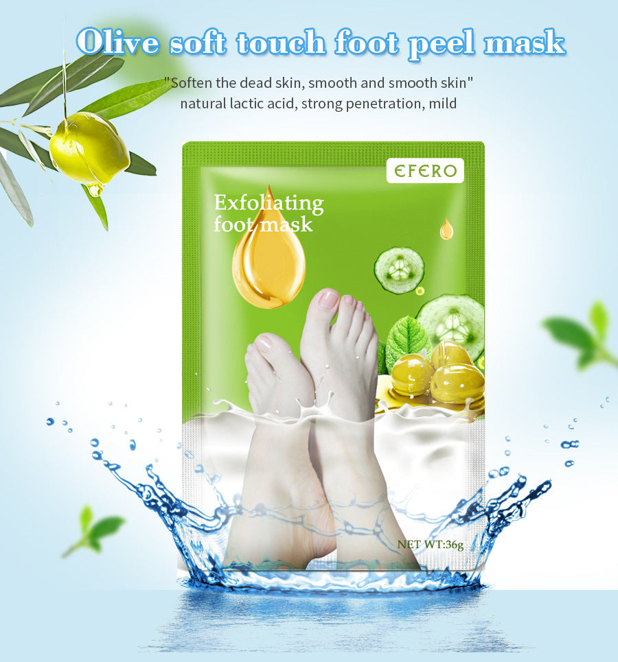 Exfoliating Foot Mask Foot SPA Pedicure Socks Removing Dead Skin Whitening Heels Feet Peeling Anti Cracked Foot Skin Care - Lootquake