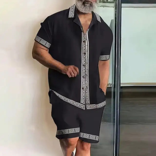 Fashion 3D Digital Printing Hawaiian Vacation Shirt Shorts - Lootquake