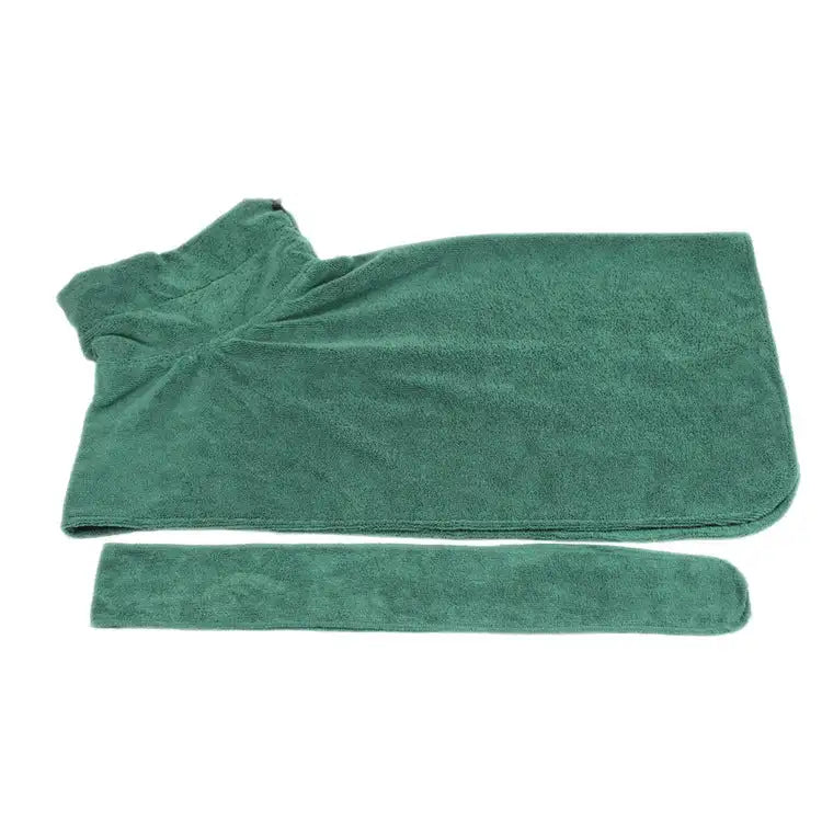 Absorbent Pet Bathrobe With Waist-wrapped Microfiber - Lootquake