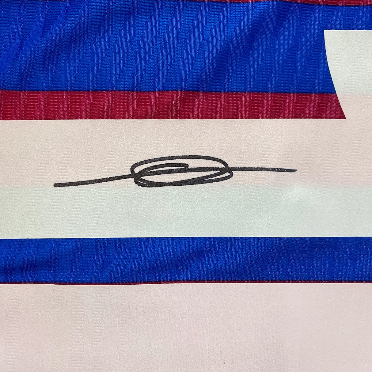 Camiseta de fútbol azul del FC Barcelona Beckett BAS COA enmarcada y autografiada de Ansu Fati (35 x 39)