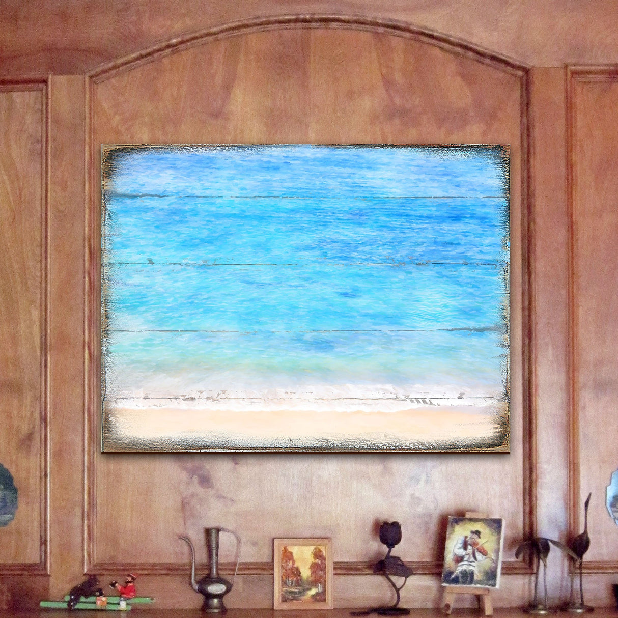 Spataro Beach Wood Handcrafted Wall Home Decor Coastal