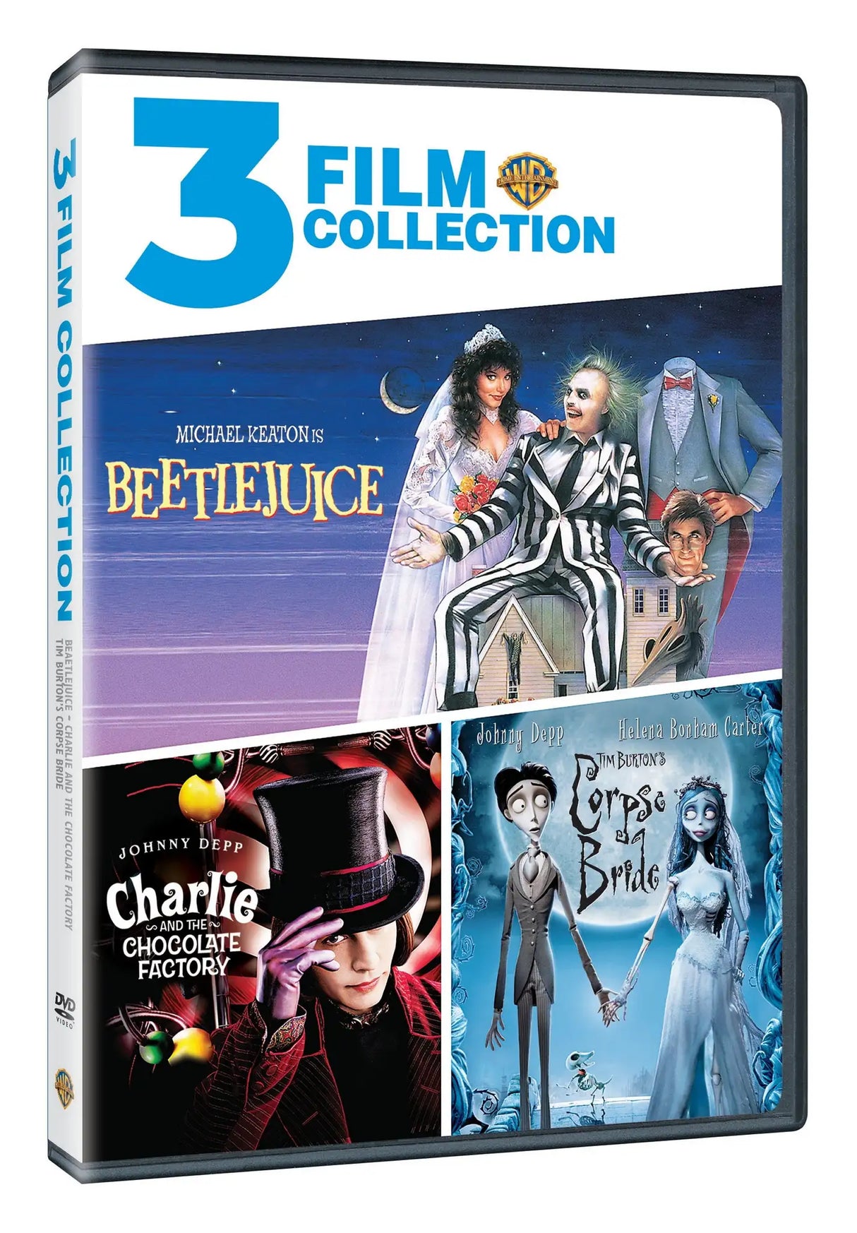 3 Film Collection: Beetlejuice / Charlie & Chocolate / Corpse Bride (D - Lootquake
