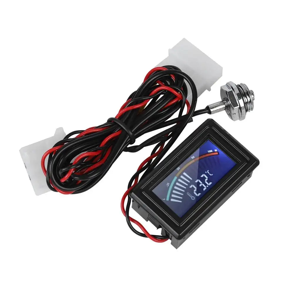 PC Water Cooling System Pointer Display Thermometer Temperature Meter - Lootquake