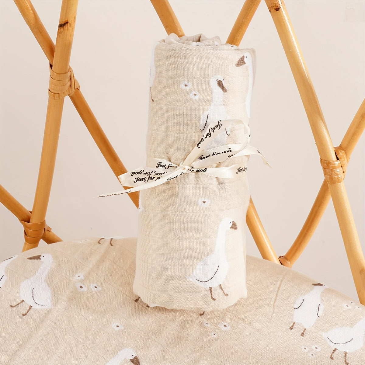 2 Layers Muslin Blanket, Bamboo Cotton Muslin Blanket For Home And Travel Use Halloween, Christmas Gift