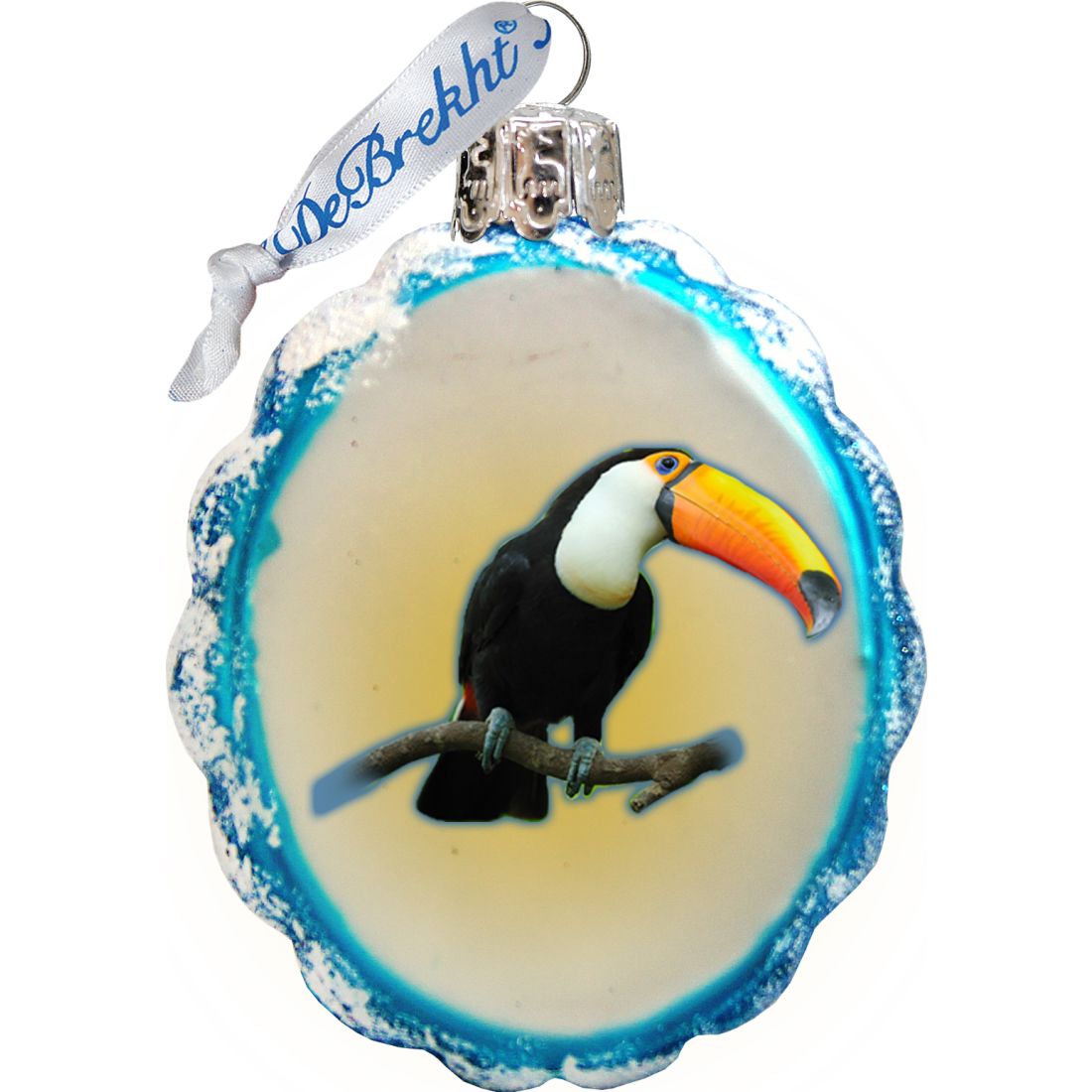 Seabirds Mercury Glass Ornaments Set of 3 by G. DeBrekht - Coastal Holiday Decor - 770123S3