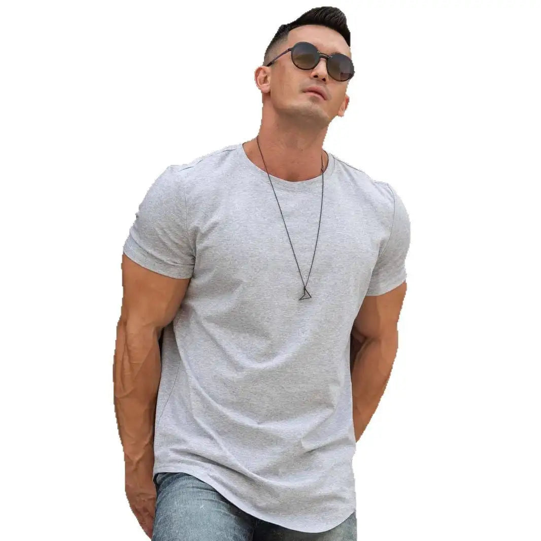 Men's Casual Short-sleeved Sports Fitness T-shirt - Lootquake