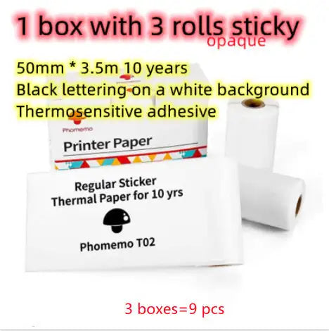 Mini-imprimante portable pour étudiants et amateurs, imprimante d'étiquettes thermique Bluetooth