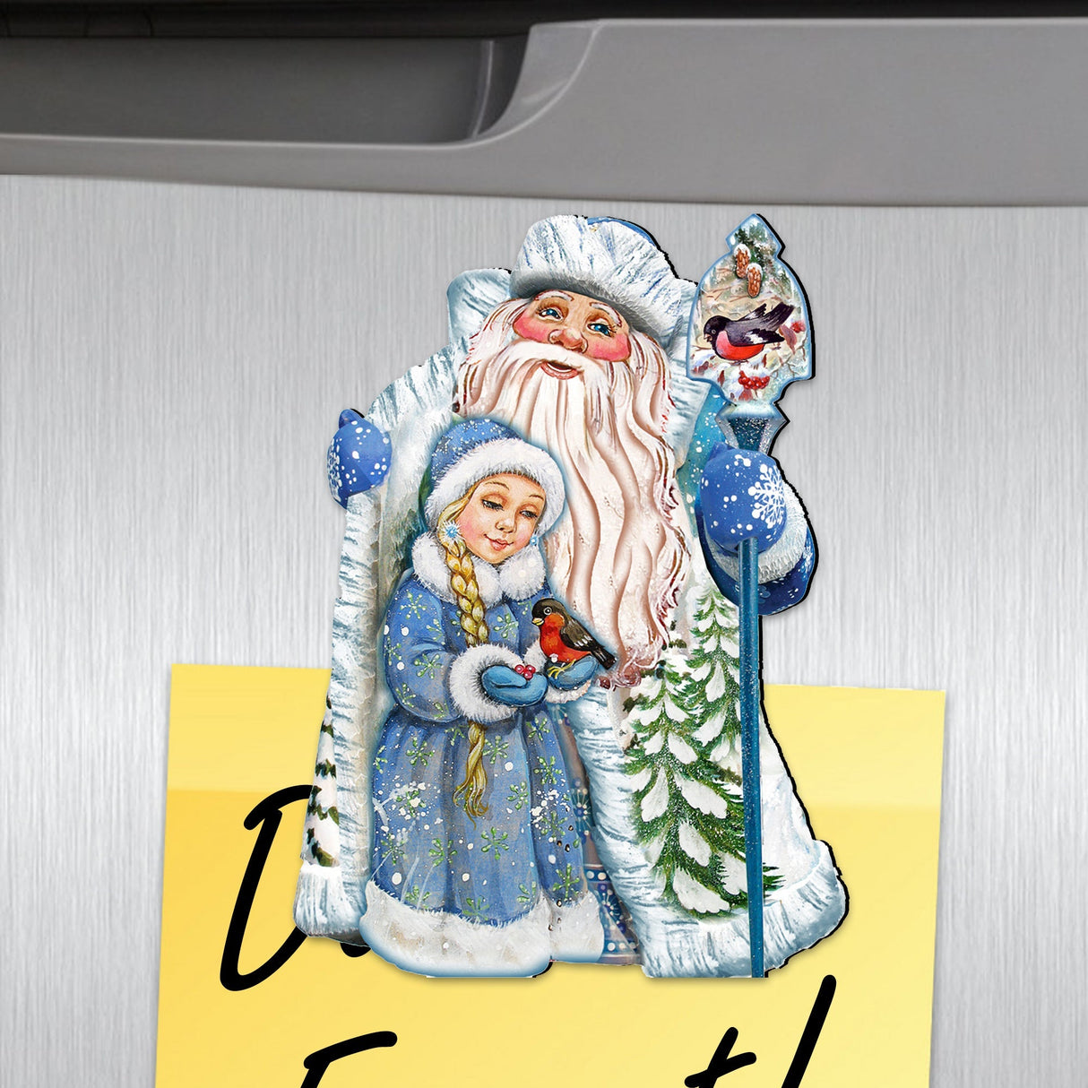 Classic Christmas Shape Refrigerator Magnets Set of 3