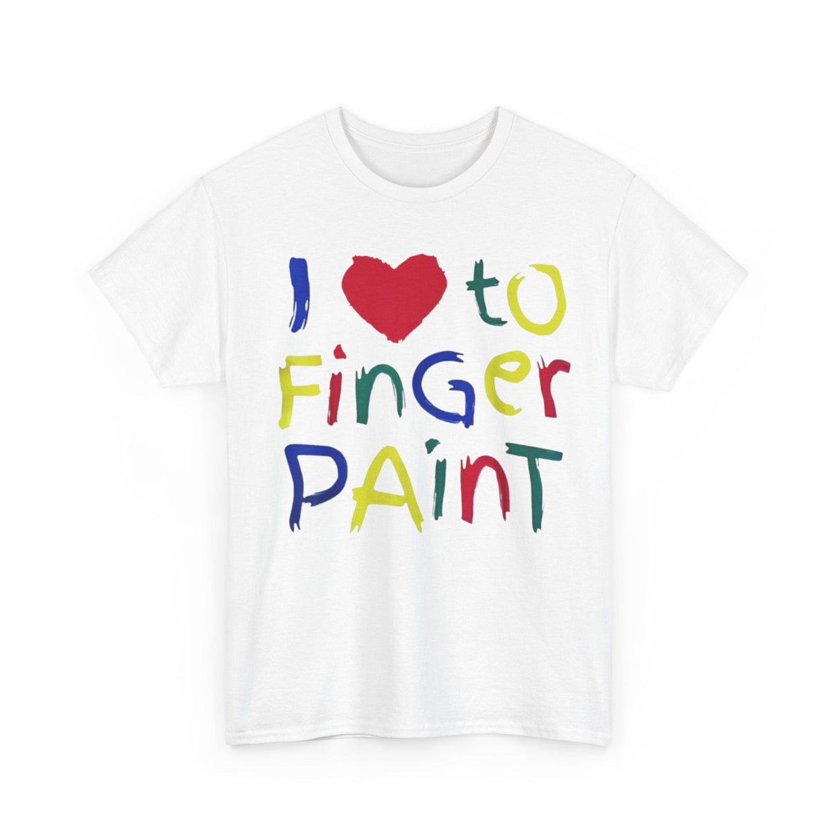 Camiseta divertida para parejas con "Me encanta pintar con los dedos": divertida camiseta gráfica con humor para adultos que combina con él y ella.