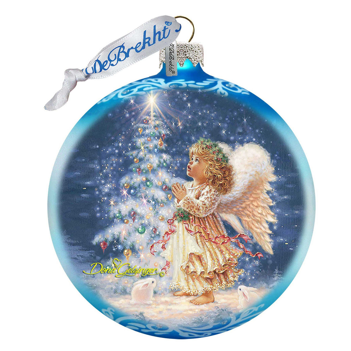 My Christmas Wish Glass Ornament by D. Gelsinger - Nativity Holiday Décor - 71113-0703