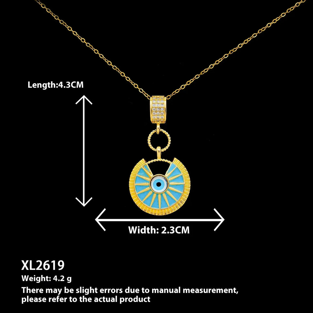 Collar de luna europeo y americano con nicho, accesorios de alta calidad que no se decoloran.