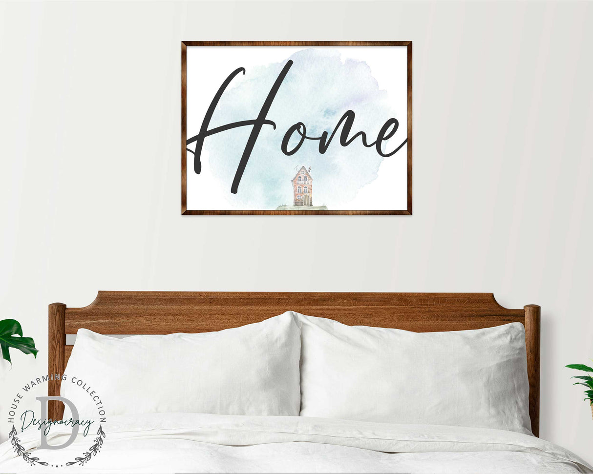 Home - Wooden Housewarming Gift - Contemporary Decor - Wall Decor - Farmhouse Sign - 310338
