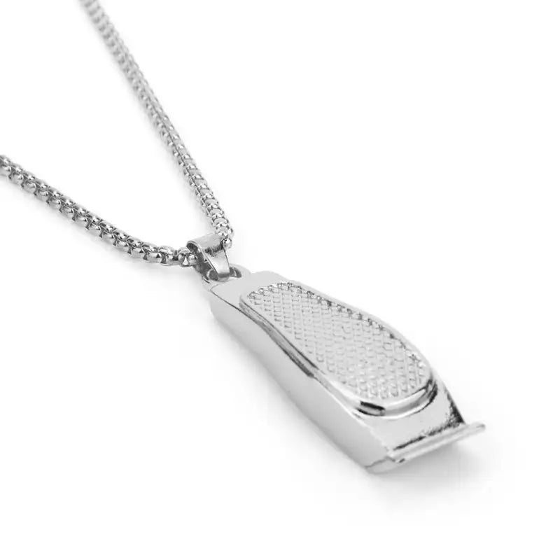 Creative Barber Shop Wash Cut And Shave Head Clippers Pendant Necklace - Lootquake